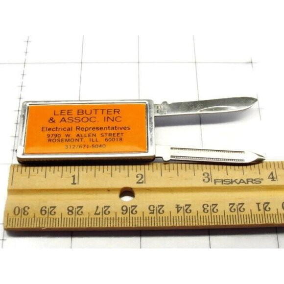Money Clip Vintage Barlow Lee Butter & Associates Inc. Pen Pocket Knife - Picture 9 of 12